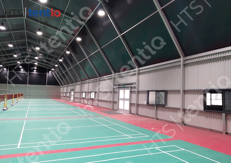 折線形網球館篷房