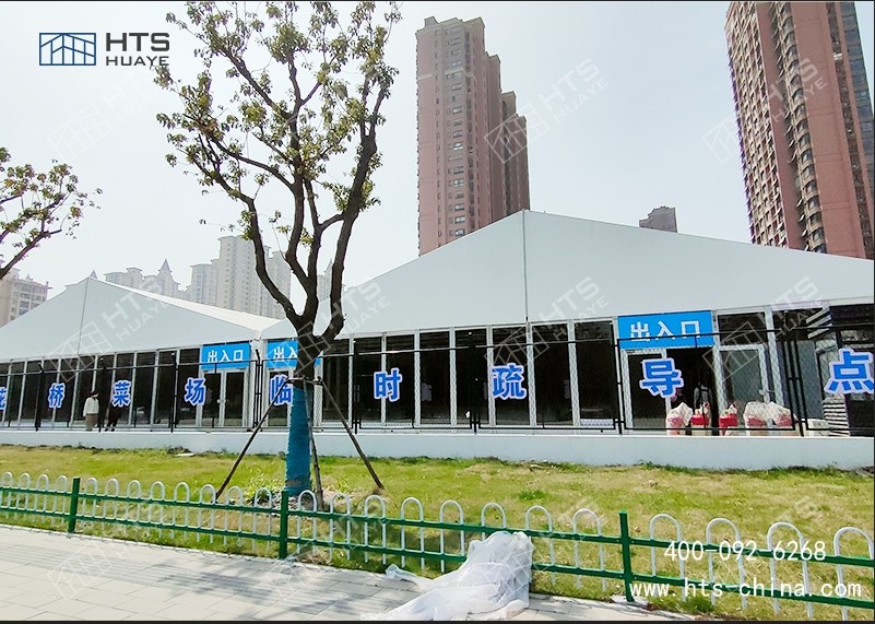 截止到目前為止華燁海特斯建筑共助力6座昆山菜場篷房 截止到目前為止華燁海特斯建筑共助力6座昆山菜場篷房