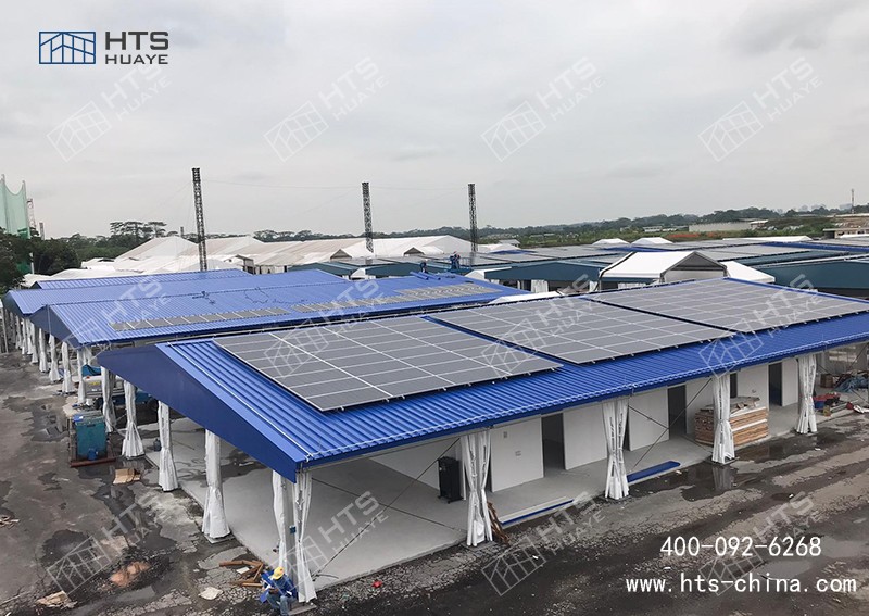 籃球場光伏棚降低屋面上作業量，達到快速高效組裝