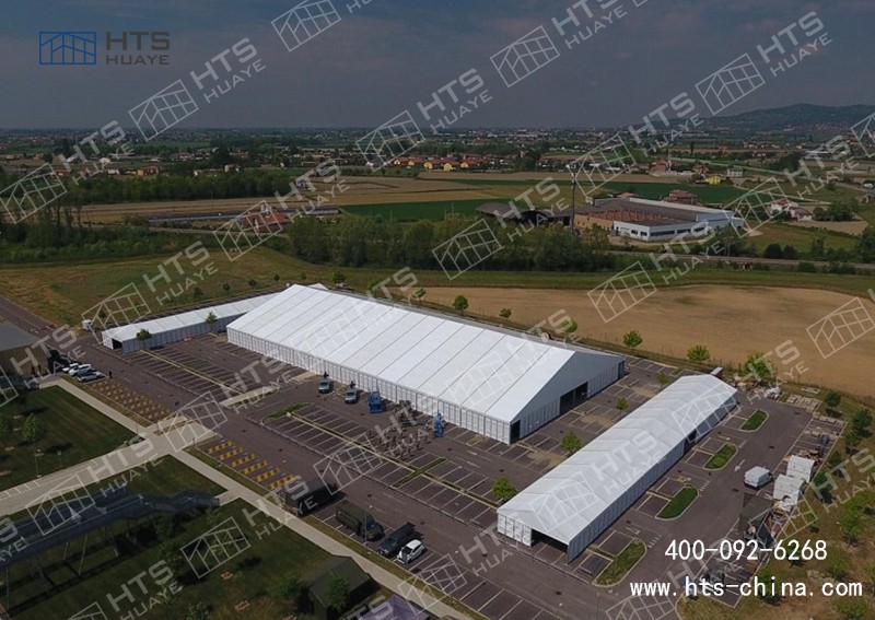 無需復雜地基，現場無加工作業，選簡易戶外倉庫篷房更高效