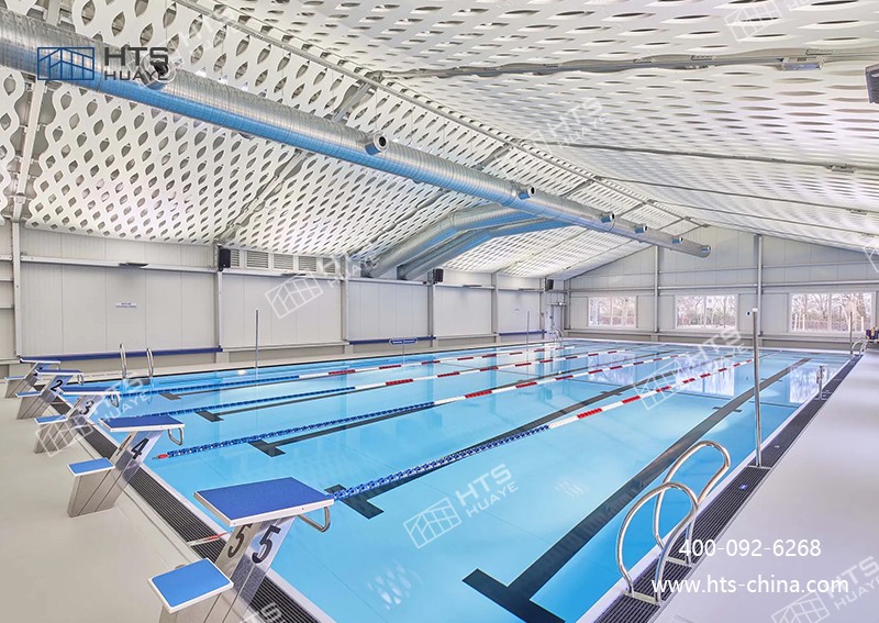 游泳館篷房快速搭建，一鍵開啟 “室內泳池” 模式