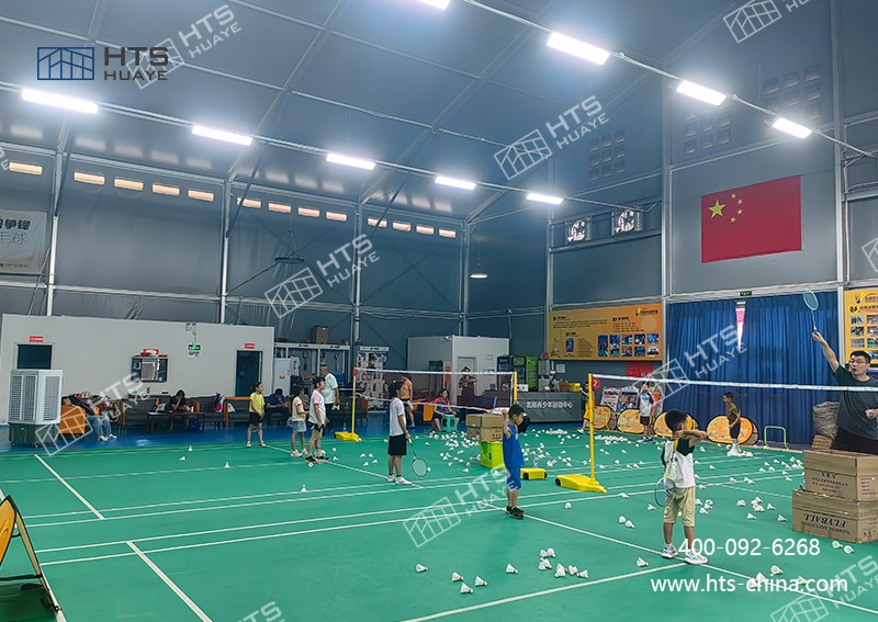 量身打造高品質羽毛球場地大棚，滿足各類運動場地需求