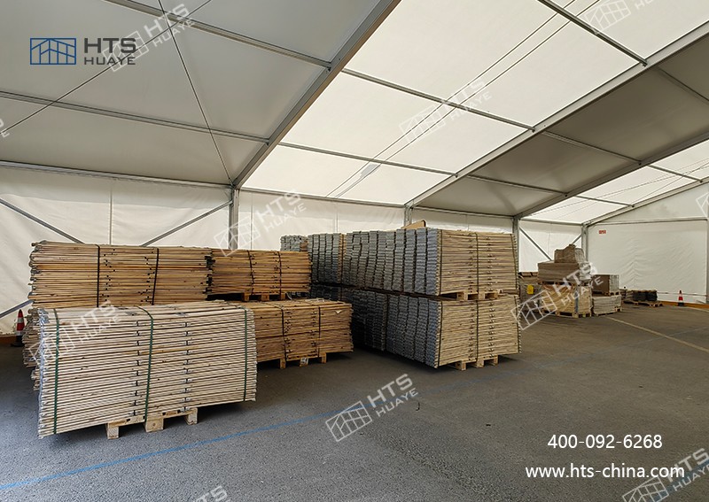 成功打造一座鋁合金倉庫篷房,有效滿足了宜家精密部件臨時倉儲的迫切需求 成功打造一座鋁合金倉庫篷房,有效滿足了宜家精密部件臨時倉儲的迫切需求