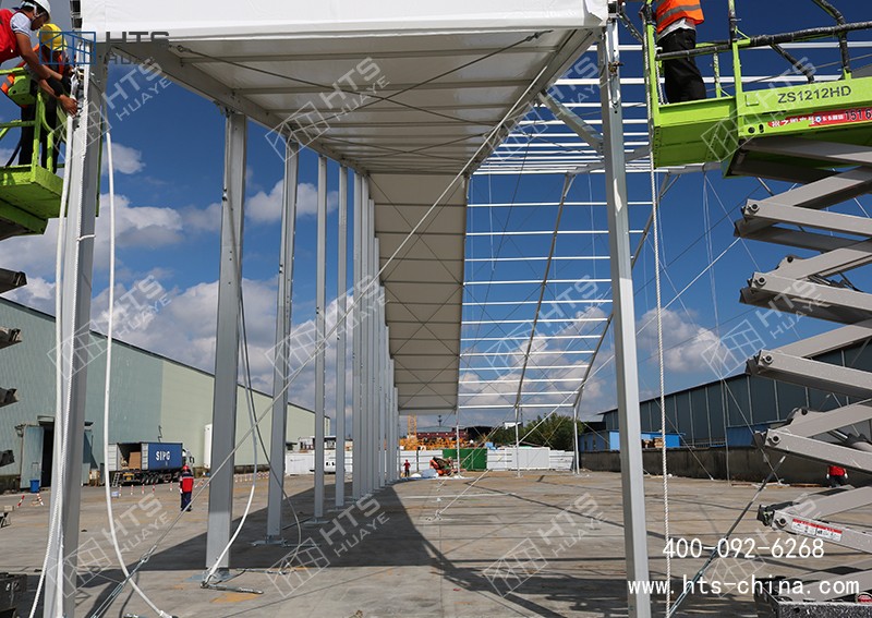 找防風篷房制造廠家，認準華燁海特斯，提供權威風力測試報告