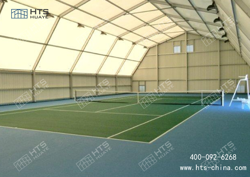 篷房球館建造效率碾壓鋼結(jié)構(gòu)，20天打造專業(yè)級球館